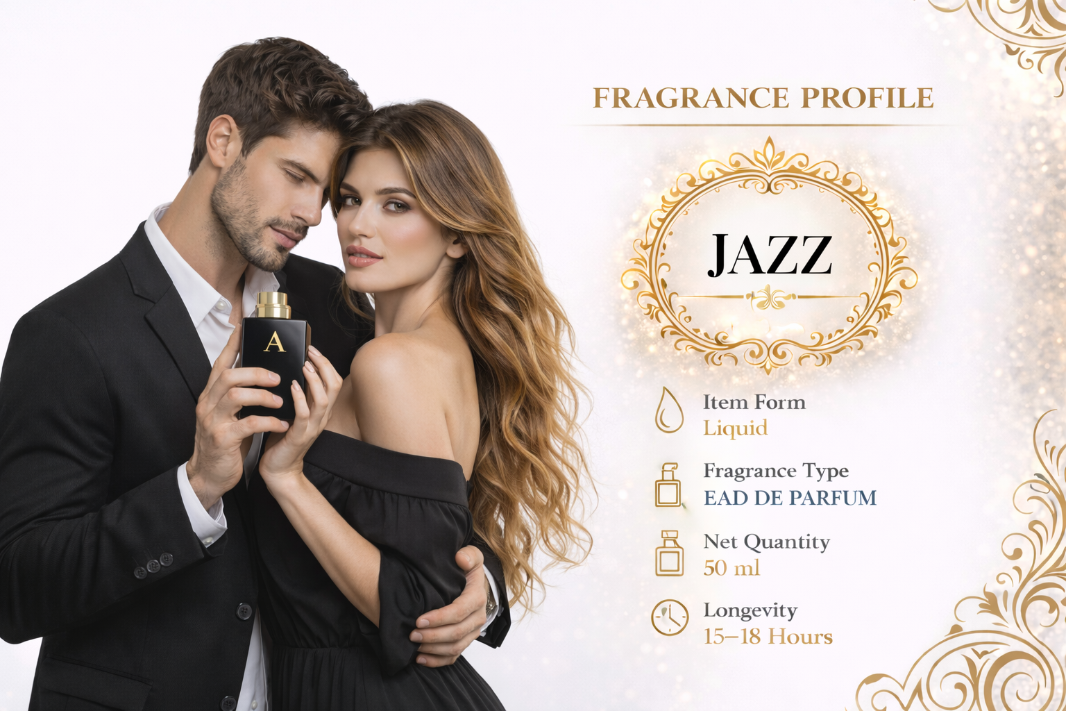JAZZ – Bold Woody Spicy Long-Lasting Perfume
