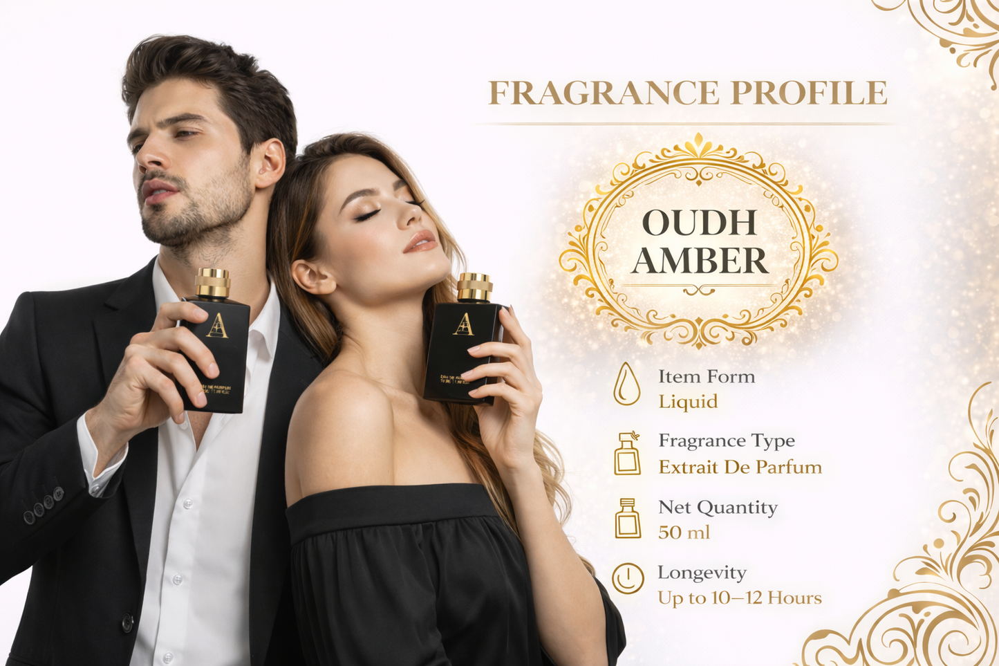 Amber Oud – Rich Warm Woody Long-Lasting Luxury Perfume