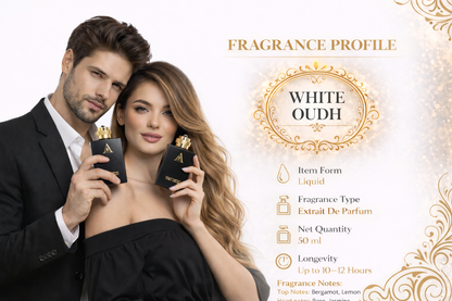 White Oud – Soft Elegant Woody Musk Long-Lasting Perfume