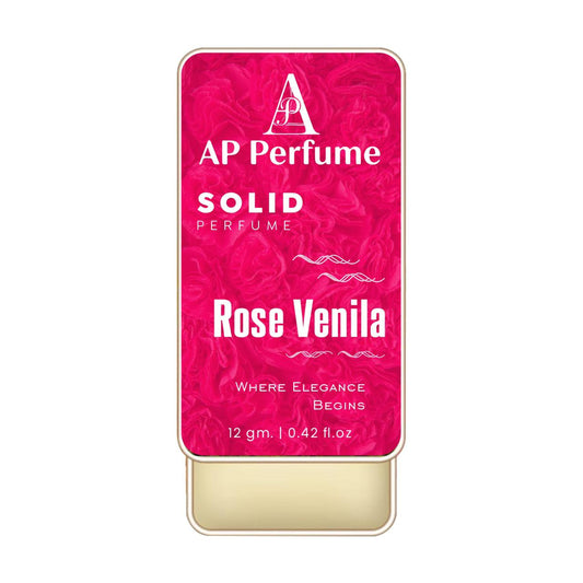 Rose Venila Solid Perfume 12gm – Elegant Floral Scent by AP Perfume